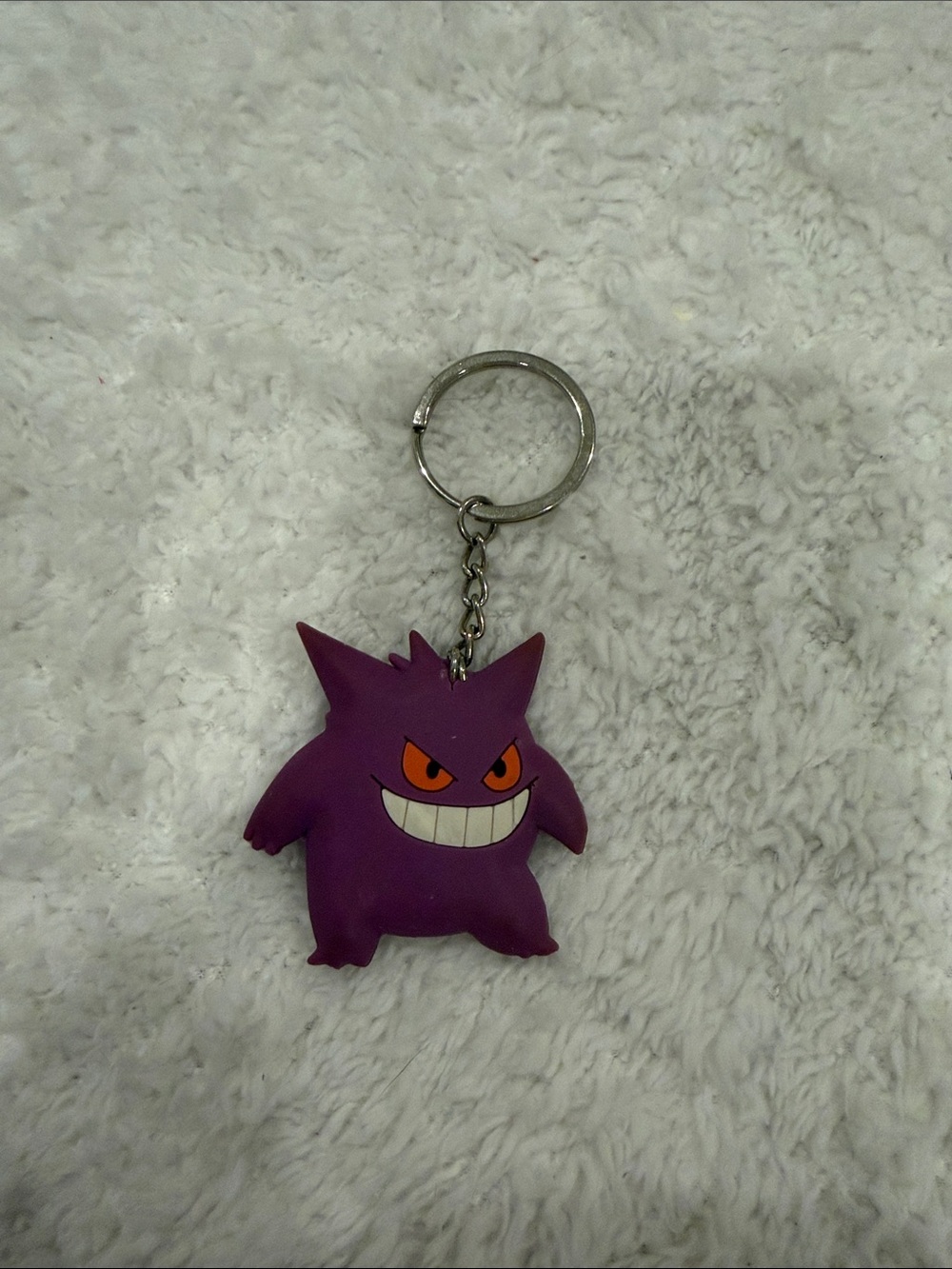 Gengar Purple Keychain Kids Toy - Branded Character Accessory